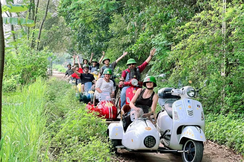 Wheels & Wonders: Red River Adventure red river tour hanoi